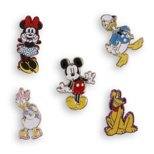 Set of 5 Mickey & Friends Disney pins