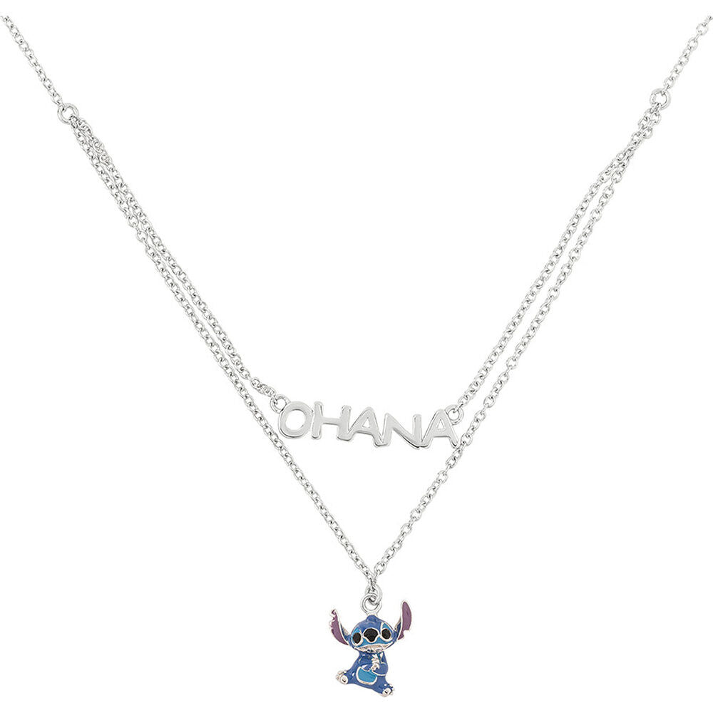 disney ohana stitch pendant silver