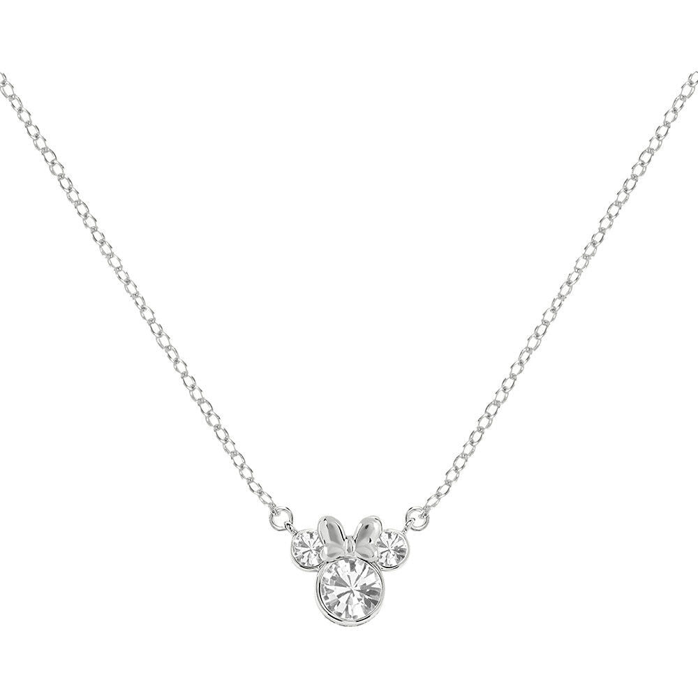 april minnie disney silver pendant