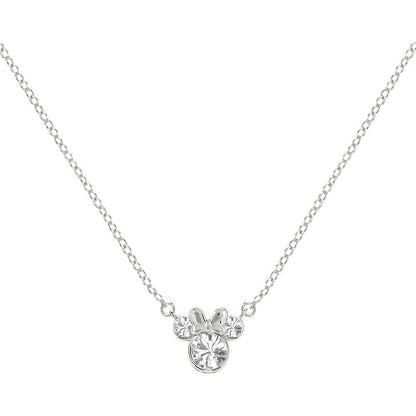april minnie disney silver pendant