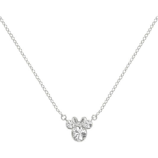 april minnie disney silver pendant