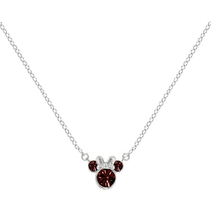 minnie mouse disney january pendant silver