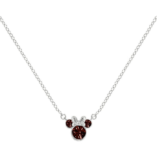 minnie mouse disney january pendant silver