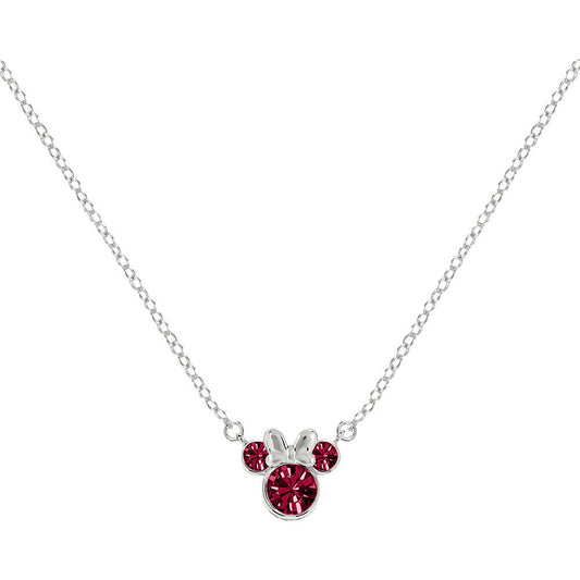 julio minnie disney silver pendant