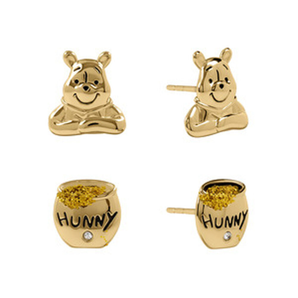 set of 2 winnie the pooh disney earrings