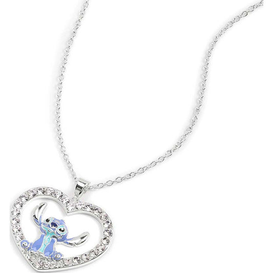 Colgante de corazón de Stitch de Disney