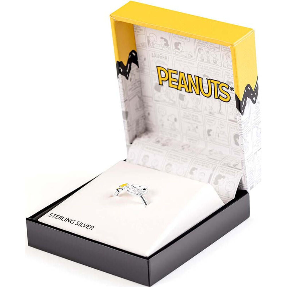 Snoopy Peanuts silver toe ring