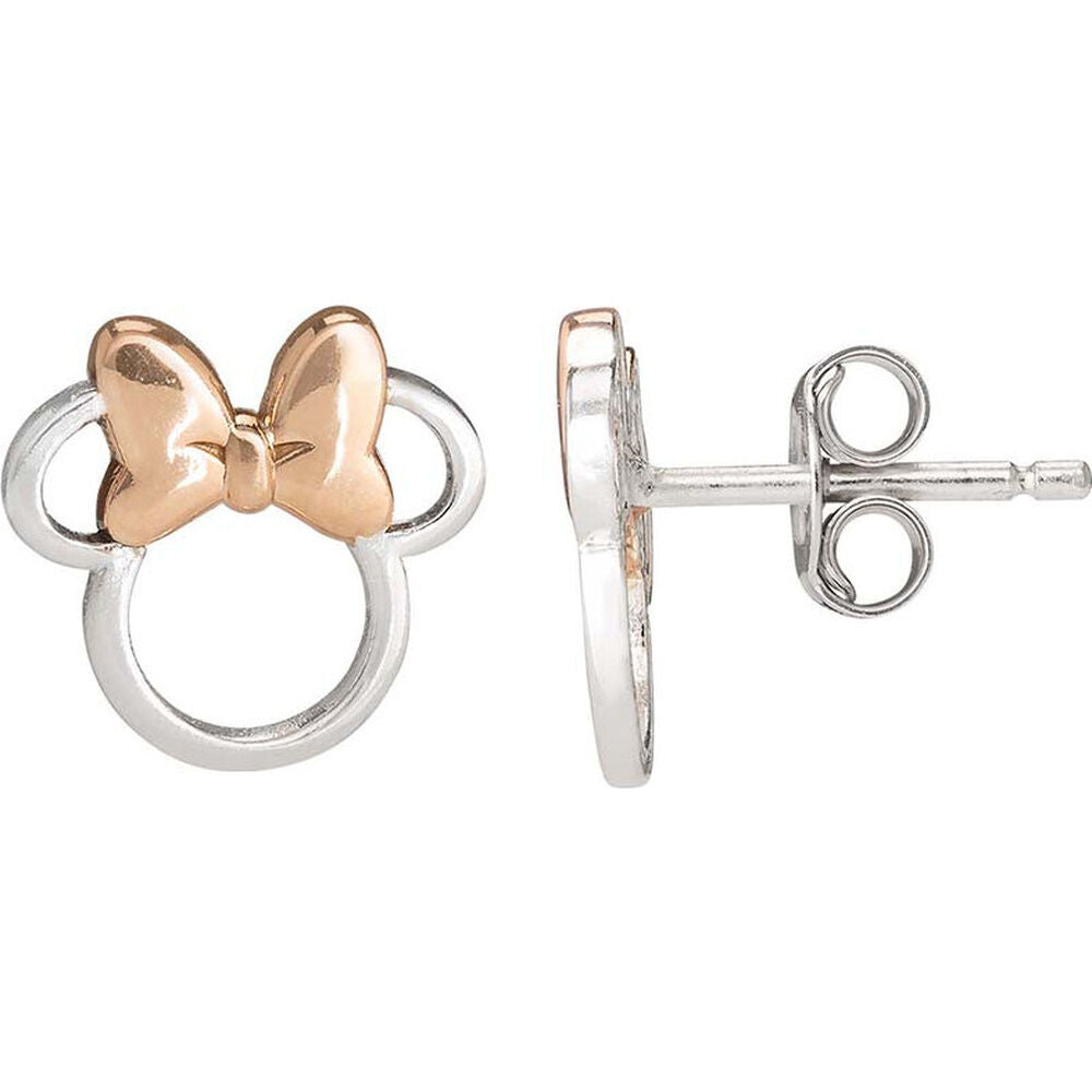 Minnie Mouse silver earrings