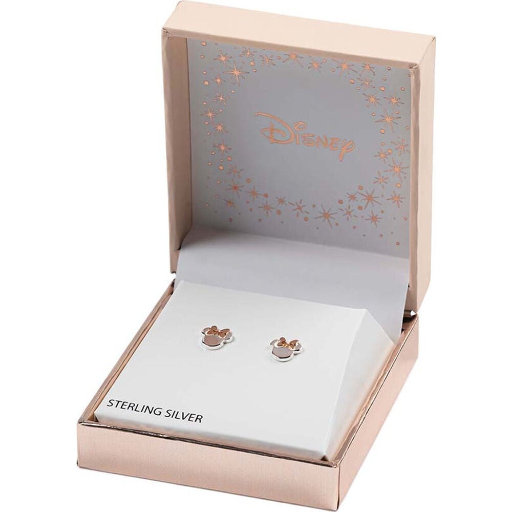 Minnie Mouse silver earrings
