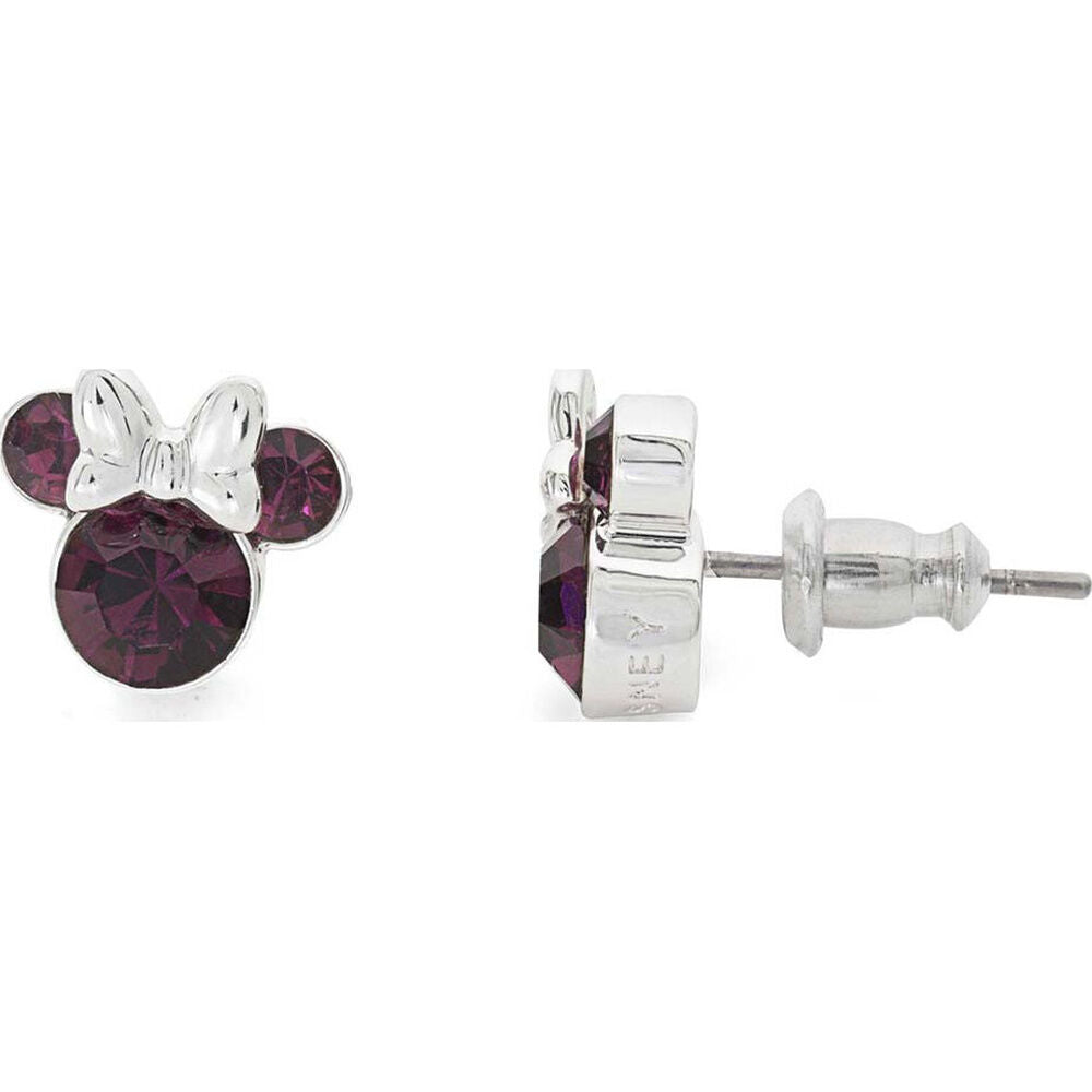 Minnie Mouse Disney silver earrings February