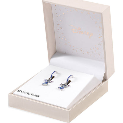 Disney Stitch Charm Earrings Silver