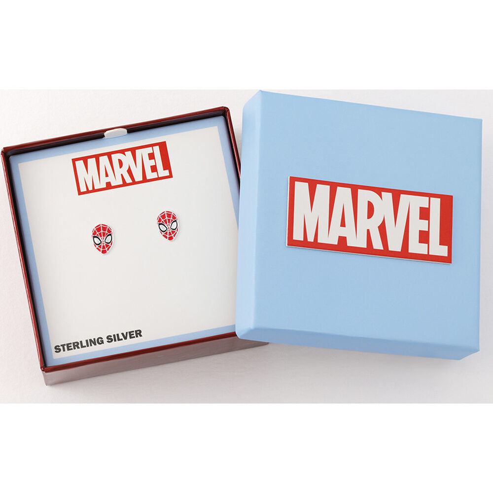 Srebrne kolczyki Spiderman Marvel