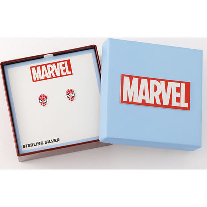 Srebrne kolczyki Spiderman Marvel