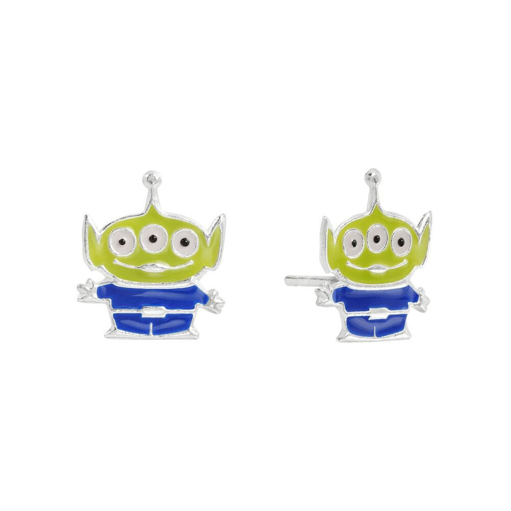 Pendientes de plata de Alien Toy Story de Disney Pixar