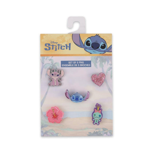 Lot de 5 pins Stitch Disney