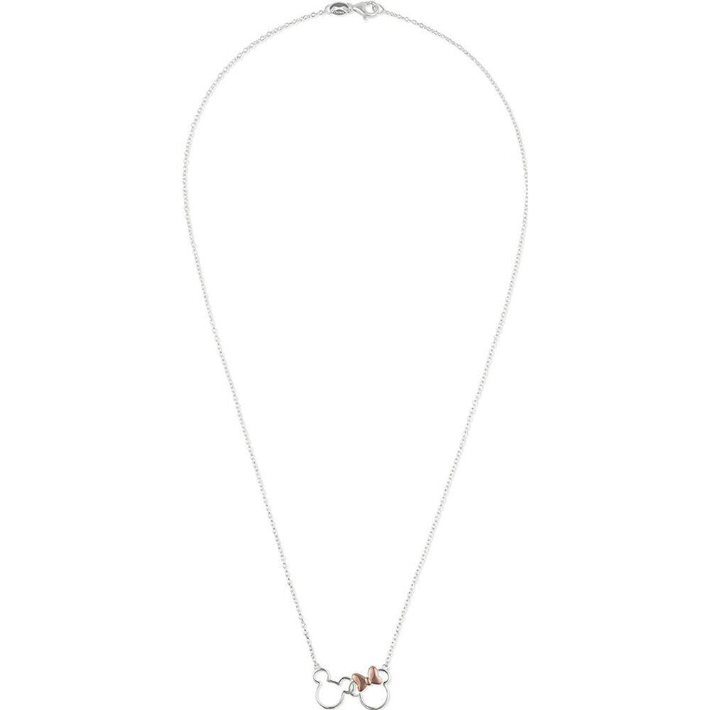 Mickey & Minnie Disney Silver Pendant