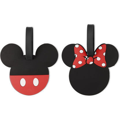 Set of 2 Mickey & Minnie Disney Luggage Tags