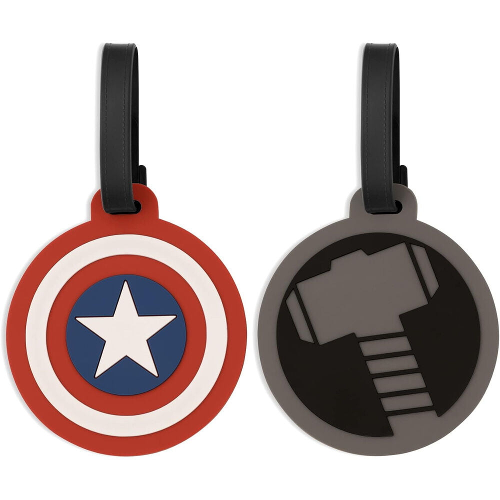 Set di 2 etichette per bagagli The Avengers Marvel