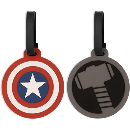 Set di 2 etichette per bagagli The Avengers Marvel
