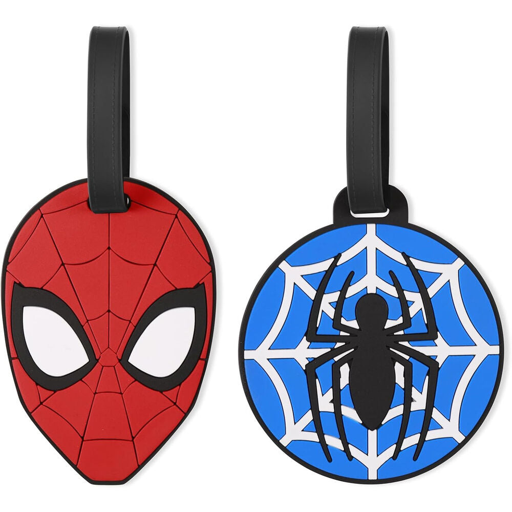 Set mit 2 Marvel Spiderman Gepäckanhängern