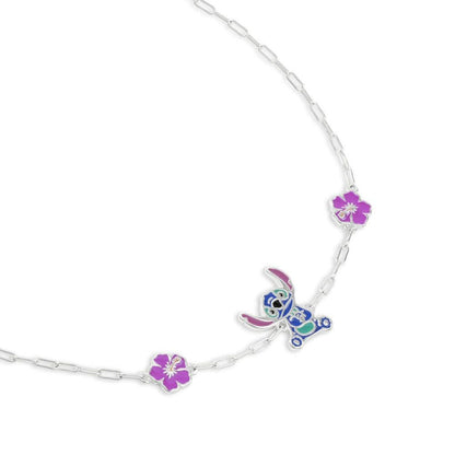 Braccialetto d'argento Disney Stitch