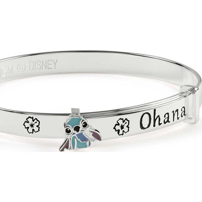 Onaha bedeutet Familie Stitch Disney Silberarmband