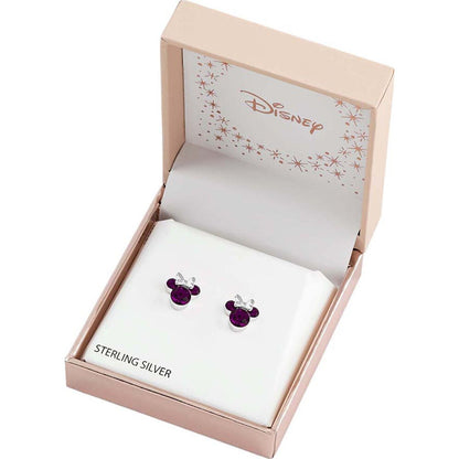 Minnie Mouse Disney silver earrings February