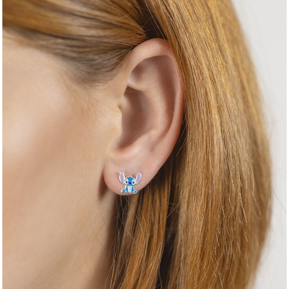 Stitch Disney silver earrings