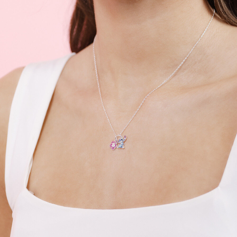 Ciondolo Disney Stitch in argento