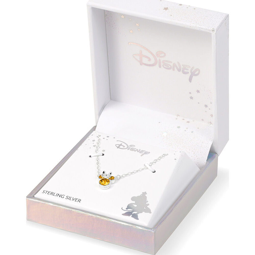 Pingente de prata da Minnie Mouse de novembro da Disney