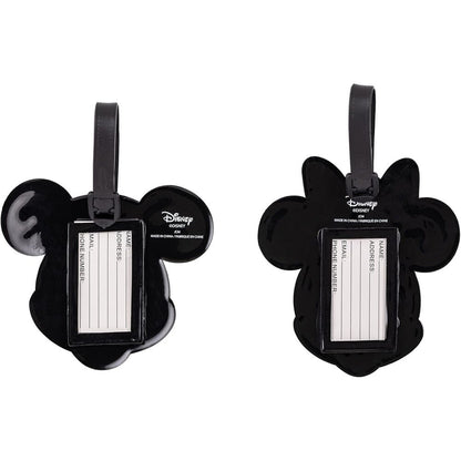 Set of 2 Mickey & Minnie Disney Luggage Tags