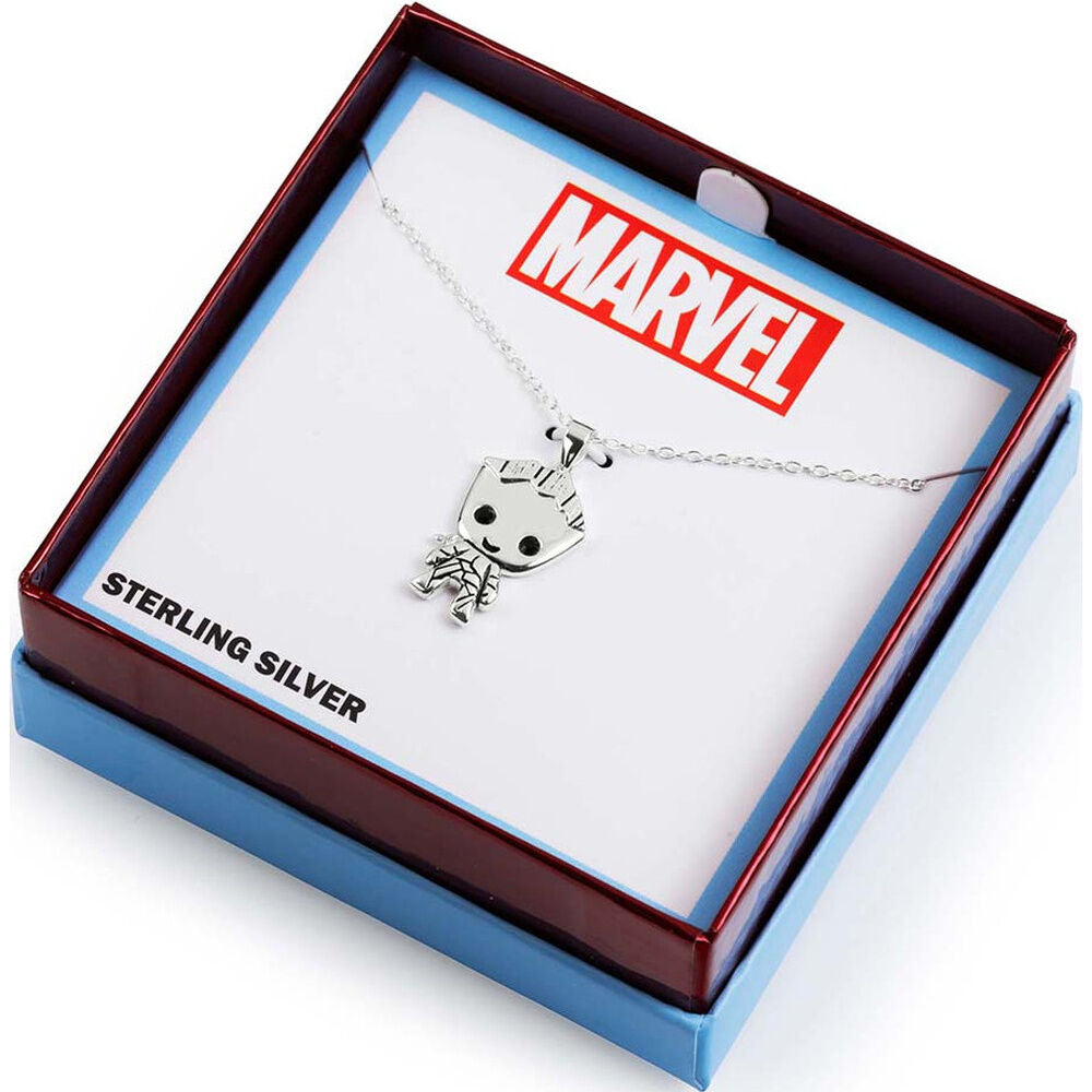 Pingente Groot Guardiões da Galáxia Marvel Prateado