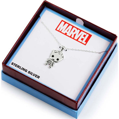 Pingente Groot Guardiões da Galáxia Marvel Prateado