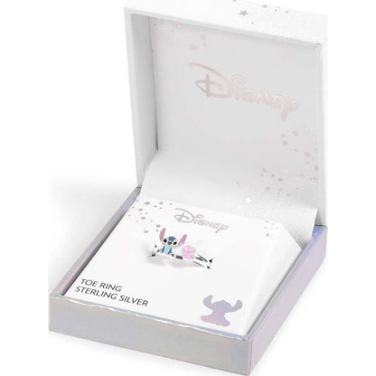Stitch Disney silver toe ring