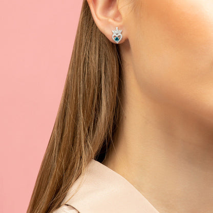 Disney Princesses Silver Earrings March