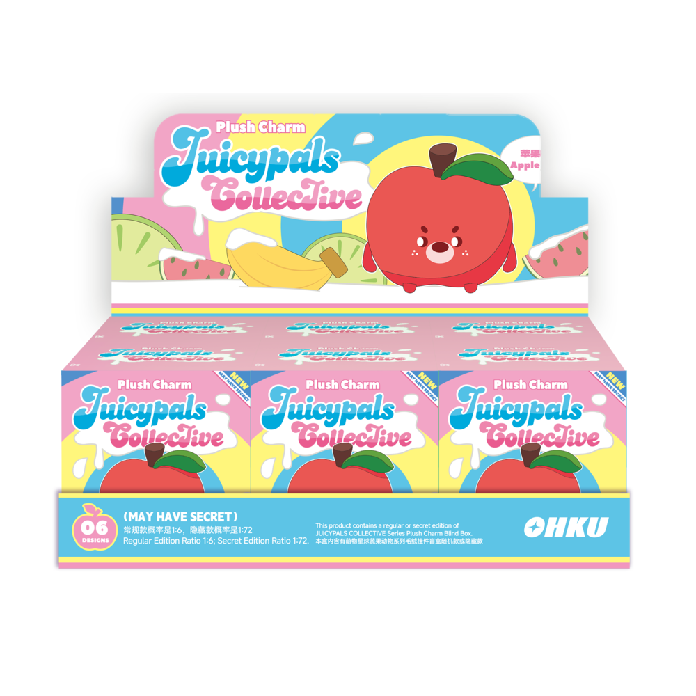 Assortiment de peluches surprises Juicypals