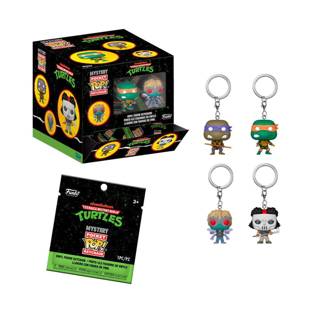 pocket pop teenage mutant ninja turtles keychain assortment