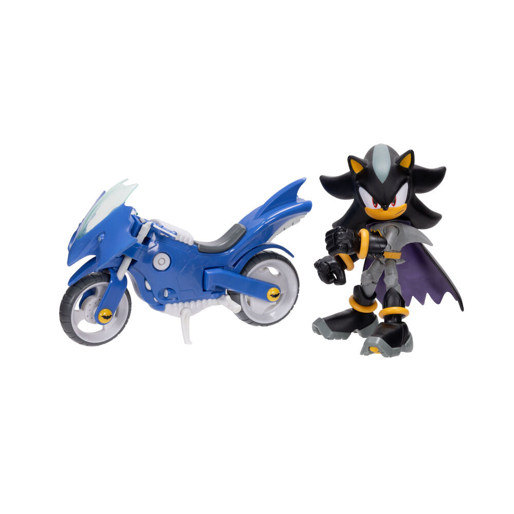 Figura di Shadow con Batmobile di Sonic The Hedgehog 12 cm