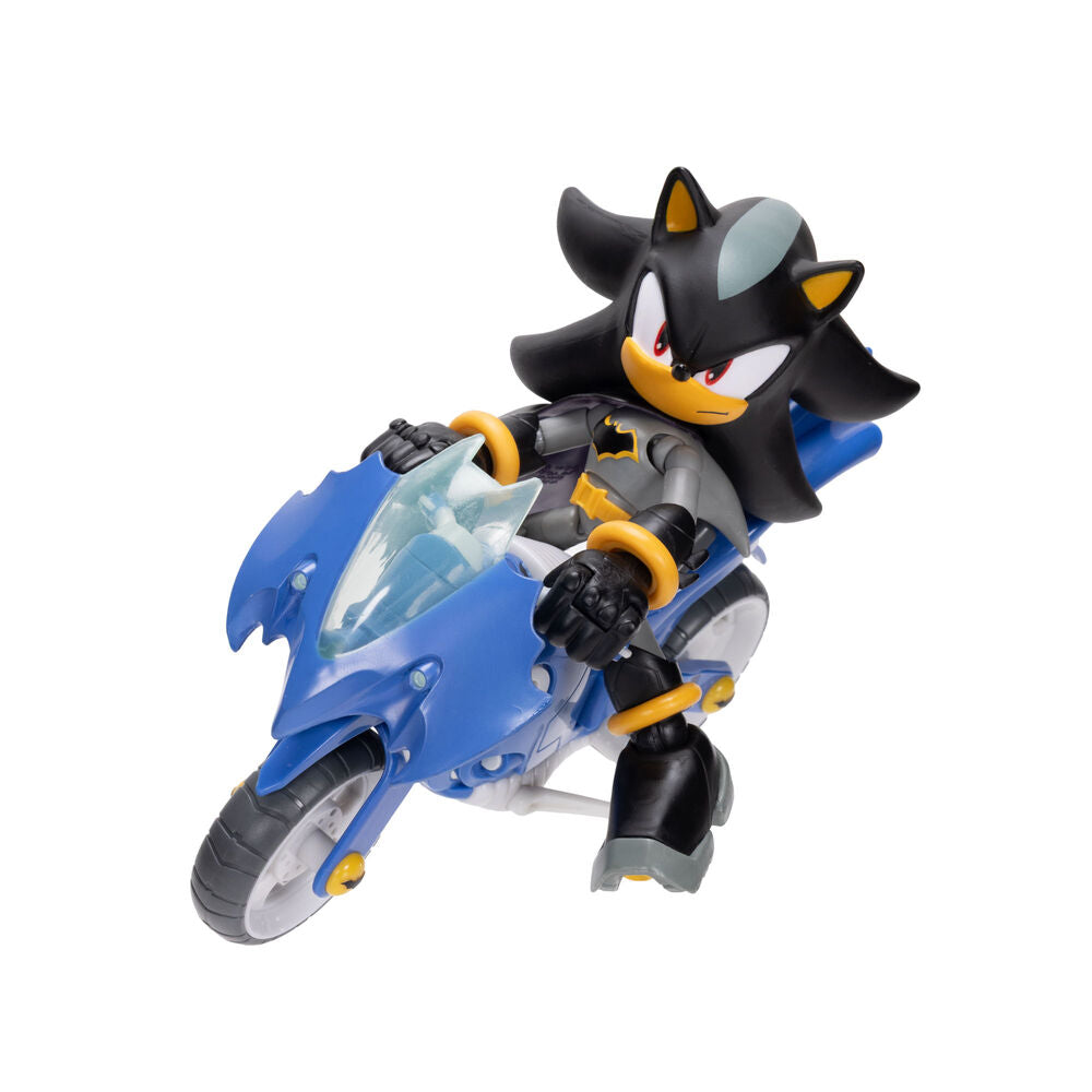 Figura di Shadow con Batmobile di Sonic The Hedgehog 12 cm