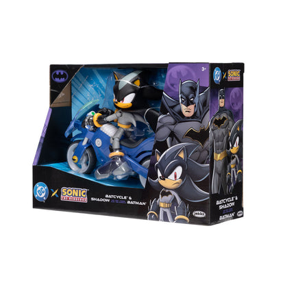 Figura di Shadow con Batmobile di Sonic The Hedgehog 12 cm
