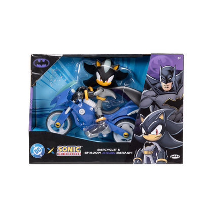 Figura di Shadow con Batmobile di Sonic The Hedgehog 12 cm