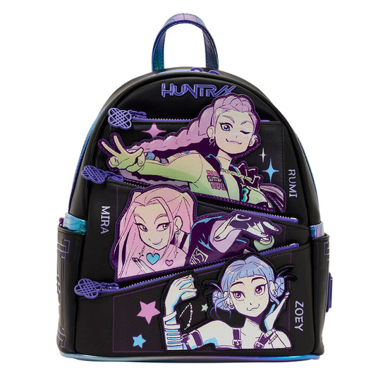 huntrix kpop demon hunters loungefly backpack 26cm