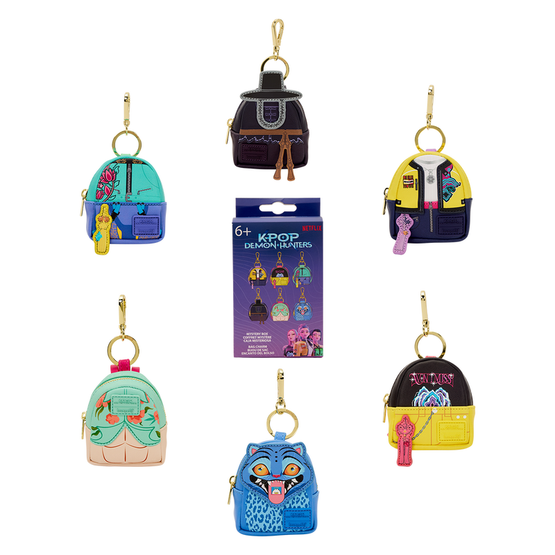 kpop demon hunters loungefly mini backpack keychain