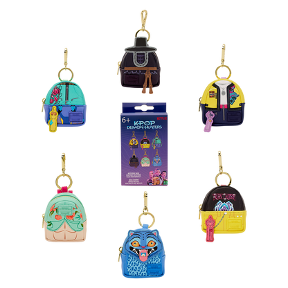 kpop demon hunters loungefly mini backpack keychain