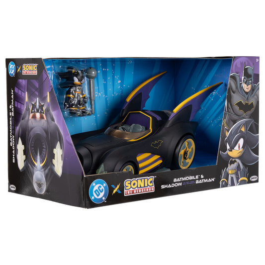 Batmóvel + figura Shadow Batman Sonic The Hedgehog