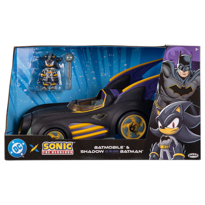 Batmóvel + figura Shadow Batman Sonic The Hedgehog