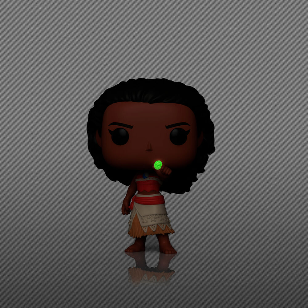 Figura POP Disney Vaiana Moana 3 Moana com Coração de Tefiti