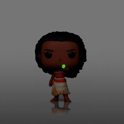 Figura POP Disney Vaiana Moana 3 Moana com Coração de Tefiti
