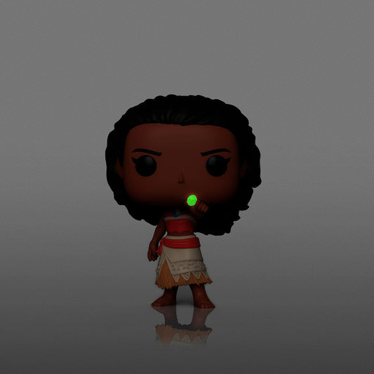 Figura POP Disney Vaiana Moana 3 Moana com Coração de Tefiti