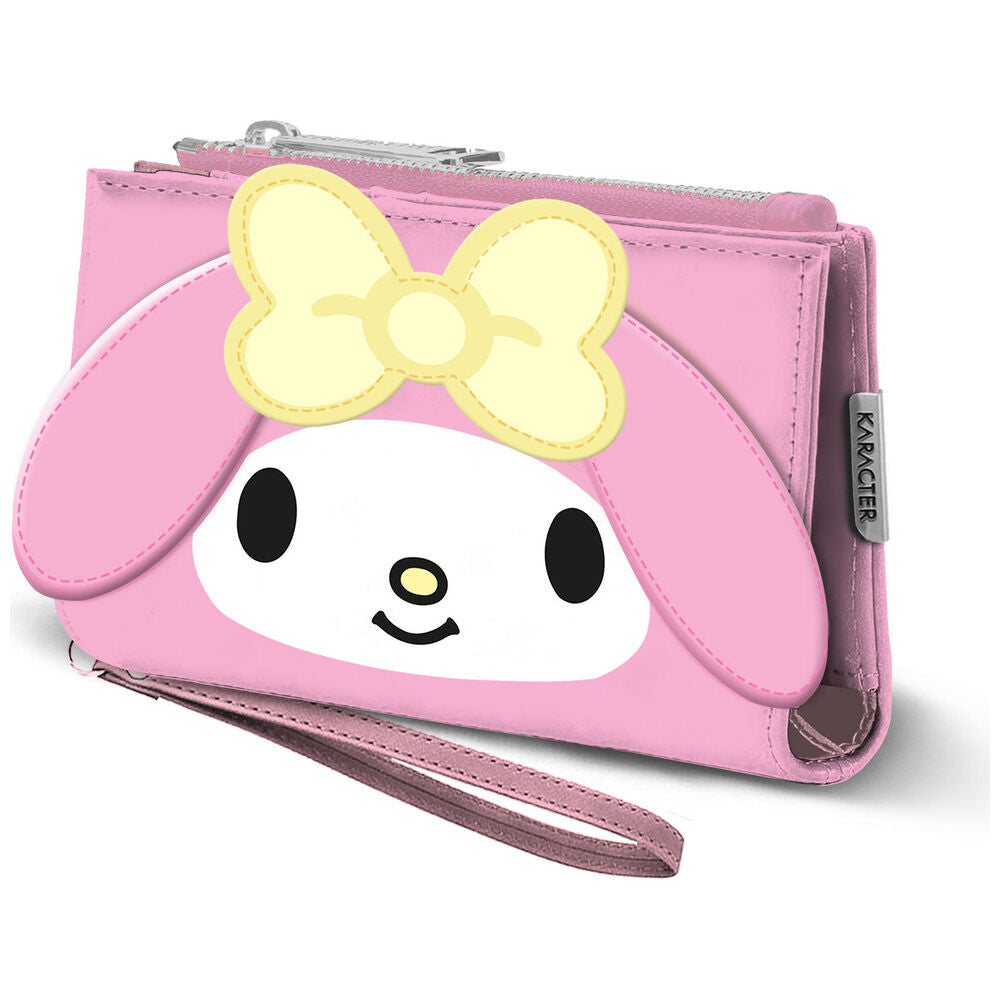 my melody hello kitty wallet